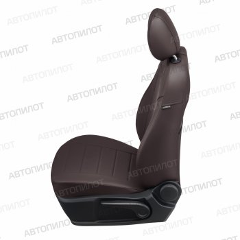 21 599 р. Чехлы сидений (экокожа, 8-11 мест) Автопилот  Hyundai Starex/Grand Starex/H1  TQ (2007-2022) дорестайлинг, рестайлинг, 2-ой рестайлинг (шоколад)  с доставкой в г. Майкоп. Увеличить фотографию 4