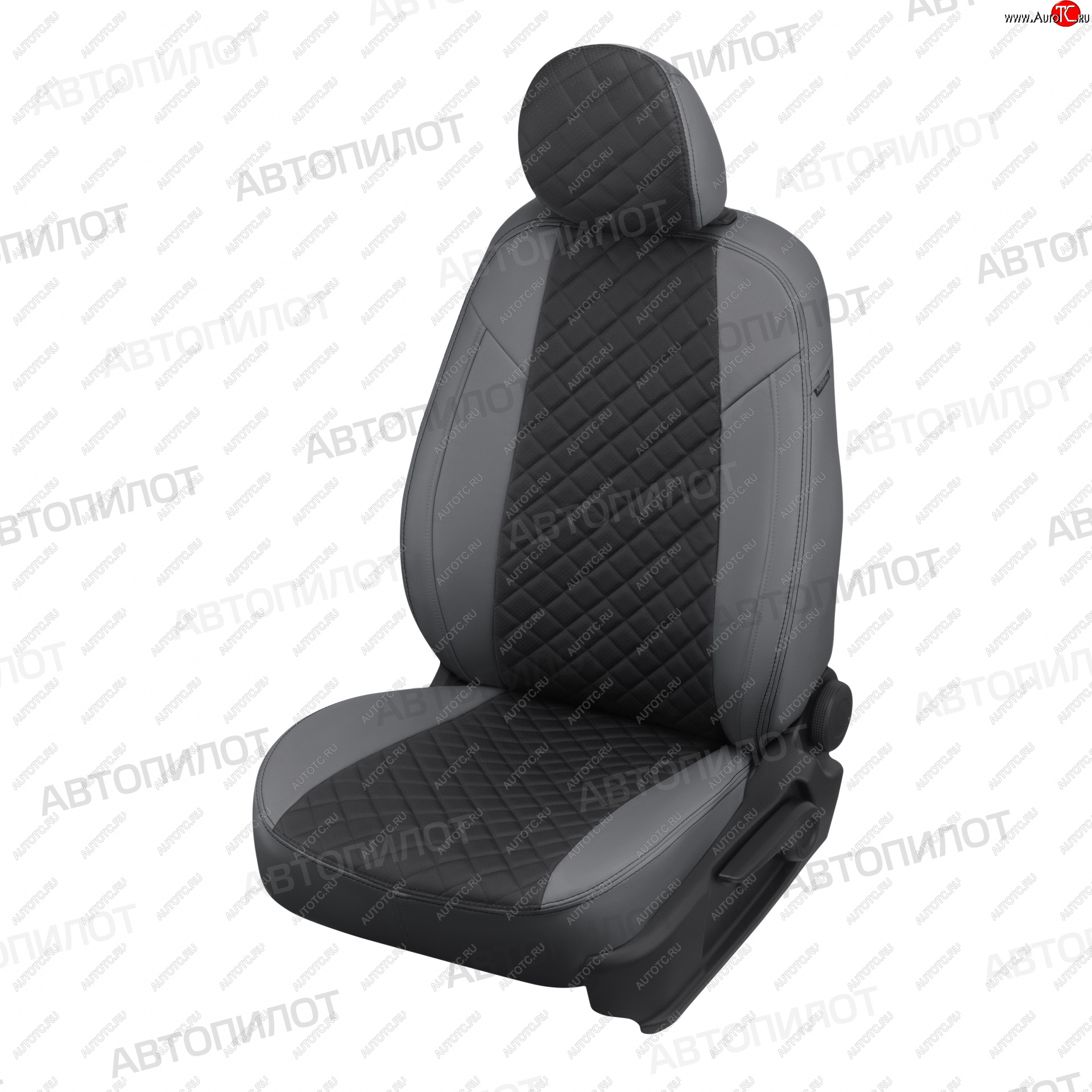 21 999 р. Чехлы сидений (экокожа, 8-11 мест) Автопилот Ромб  Hyundai Starex/Grand Starex/H1  TQ (2007-2022) дорестайлинг, рестайлинг, 2-ой рестайлинг (серый/черный)  с доставкой в г. Майкоп