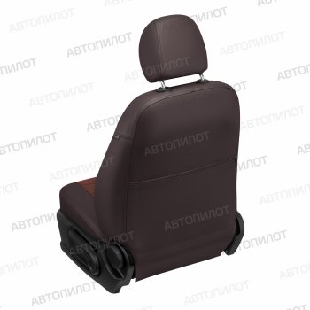 13 649 р. Чехлы сидений (экокожа/алькантара) Автопилот  Hyundai I30  FD (2007-2012) хэтчбек дорестайлинг, хэтчбэк 5 дв. рестайлинг (шоколад)  с доставкой в г. Майкоп. Увеличить фотографию 5