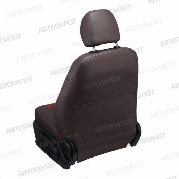 14 449 р. Чехлы сидений (экокожа/алькантара) Автопилот Ромб  Hyundai Santa Fe  DM (2012-2019) дорестайлинг, рестайлинг (шоколад)  с доставкой в г. Майкоп. Увеличить фотографию 2