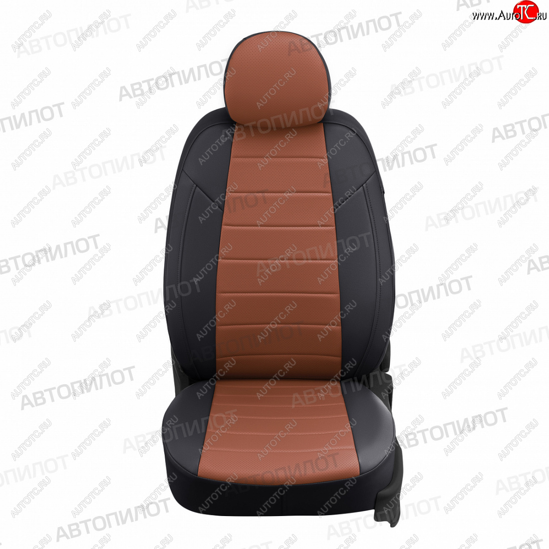17 399 р. Чехлы сидений (экокожа, 7 мест) Автопилот  Hyundai Trajet (1999-2008) (черный/коричневый)  с доставкой в г. Майкоп