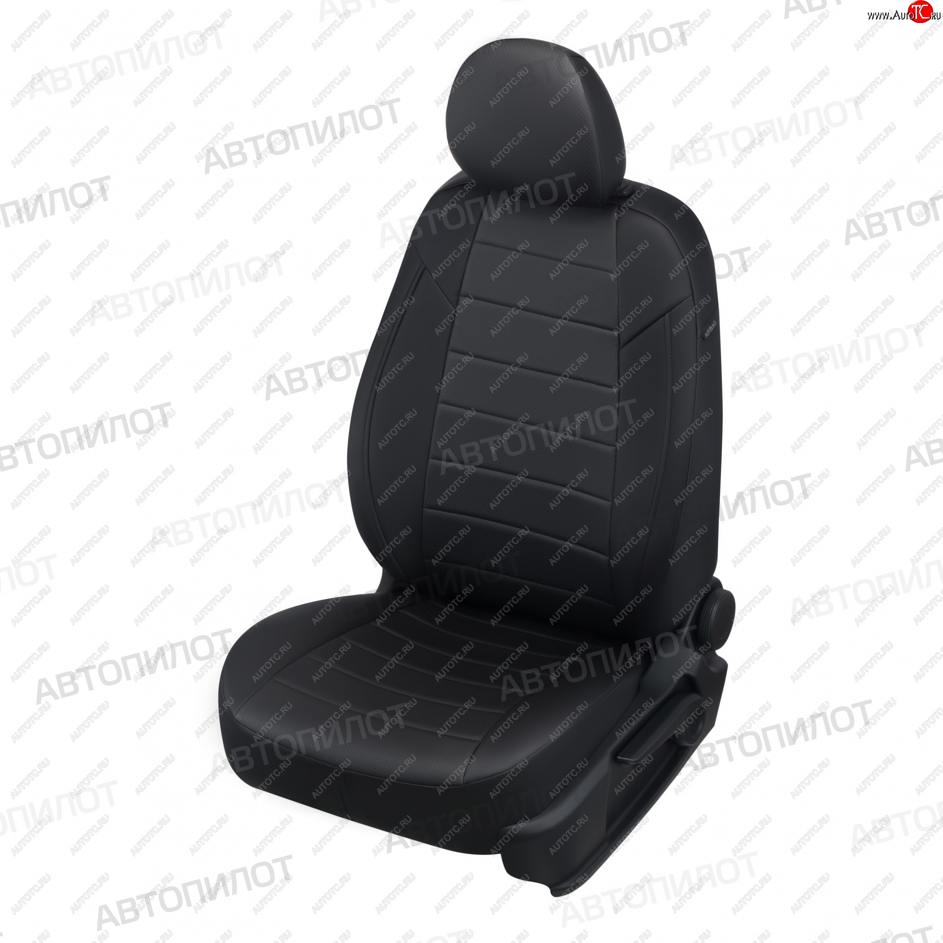 13 649 р. Чехлы сидений (экокожа, GT Line) Автопилот KIA Cerato 4 BD дорестайлинг седан (2018-2021) (черный)  с доставкой в г. Майкоп