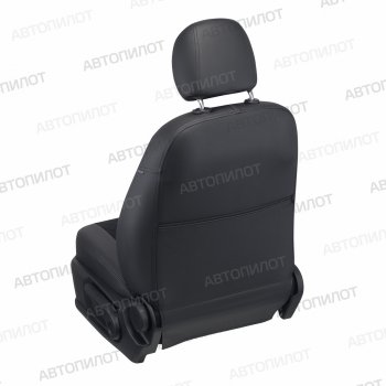 8 499 р. Чехлы сидений (экокожа/алькантара) Автопилот Ромб KIA Optima 4 JF дорестайлинг седан (2016-2018) (черный)  с доставкой в г. Майкоп. Увеличить фотографию 3