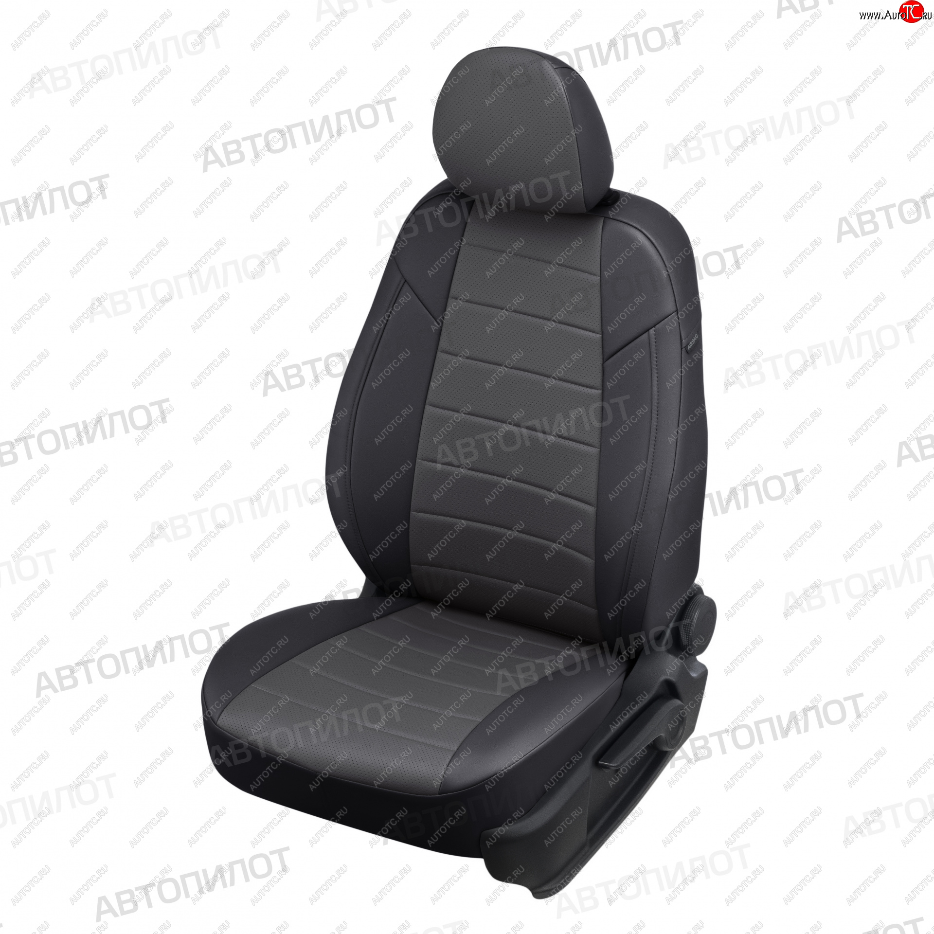 13 649 р. Чехлы сидений (экокожа, Grand 50/50) Автопилот  KIA Sportage  1 JA (1993-2006) (черный/темно-серый)  с доставкой в г. Майкоп