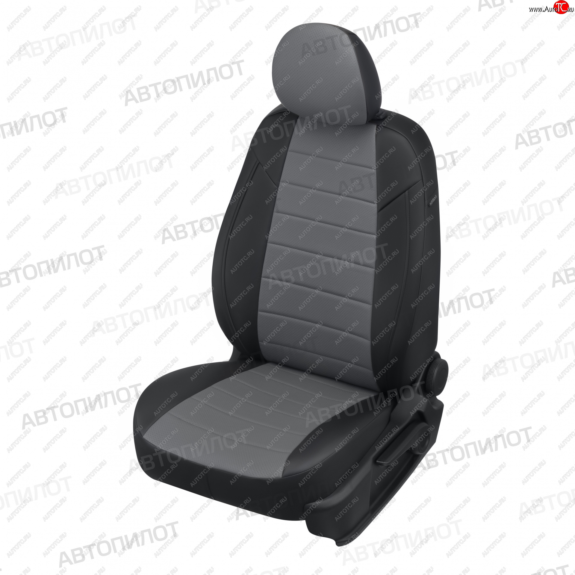 13 649 р. Чехлы сидений (экокожа, Grand 50/50) Автопилот  KIA Sportage  1 JA (1993-2006) (черный/серый)  с доставкой в г. Майкоп