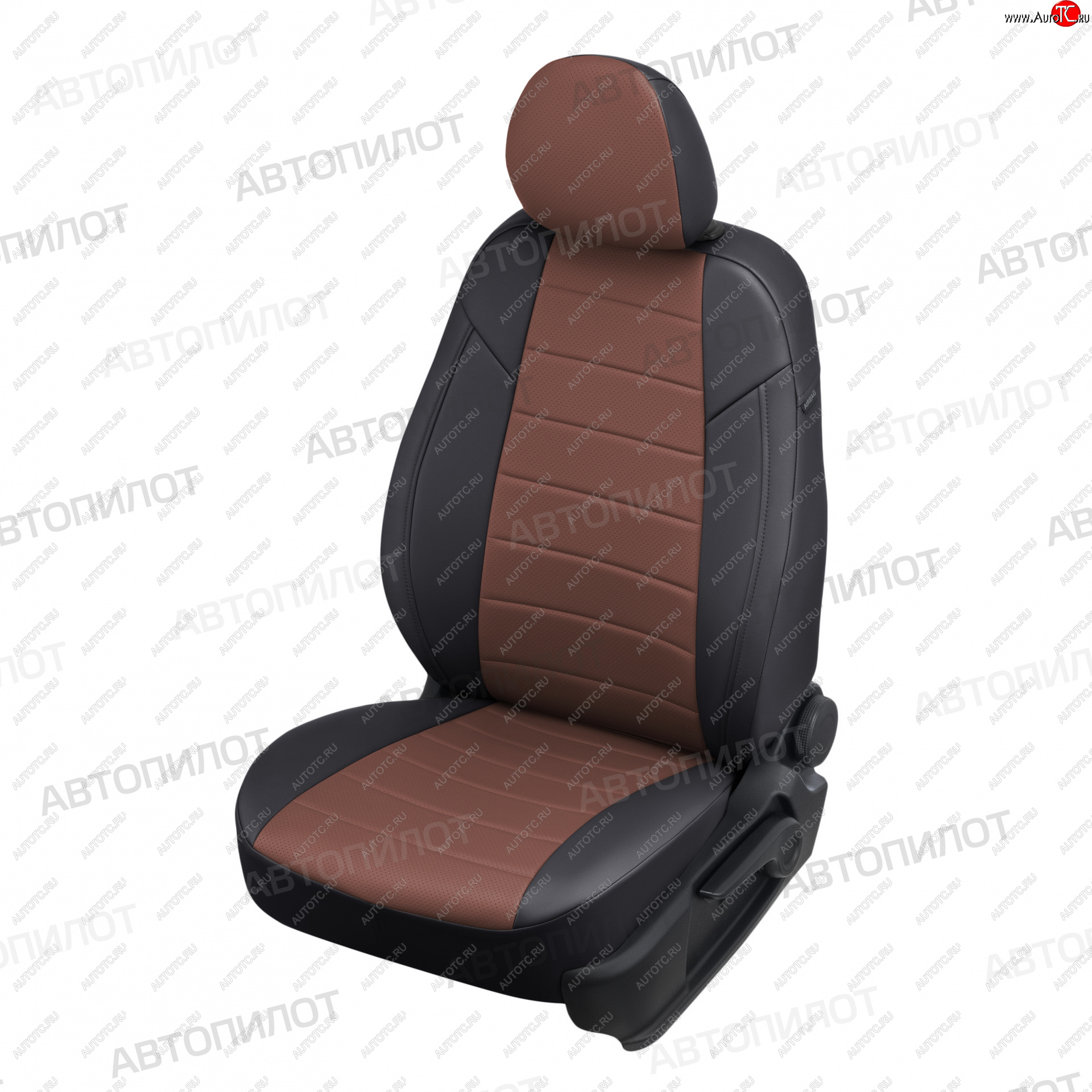 13 649 р. Чехлы сидений (экокожа, Grand 50/50) Автопилот  KIA Sportage  1 JA (1993-2006) (черный/темно-коричневый)  с доставкой в г. Майкоп