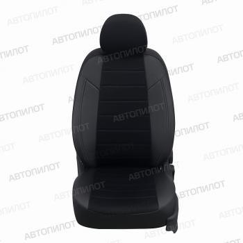 13 649 р. Чехлы на сиденья Алькантара (40/60 экокожа) Автопилот Mazda CX-5 KE дорестайлинг (2011-2014) (черный)  с доставкой в г. Майкоп. Увеличить фотографию 3