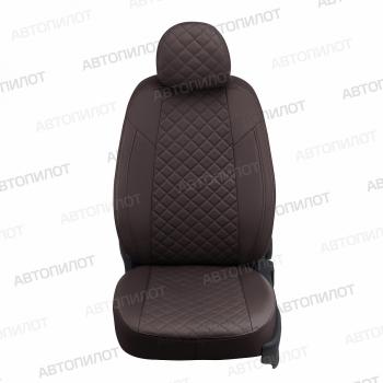 14 249 р. Чехлы на сиденья Ромб (3 отдельных части экокожа) Автопилот Mazda CX-5 KF (2016-2025) (шоколад)  с доставкой в г. Майкоп. Увеличить фотографию 4