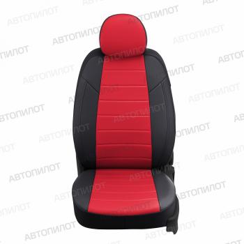 8 399 р.  Чехлы на сиденья Экокожа (раздел. 40/60 экокожа) Автопилот  Nissan Juke  1 YF15 (2010-2020) дорестайлинг, рестайлинг (черный/красный)  с доставкой в г. Майкоп. Увеличить фотографию 4