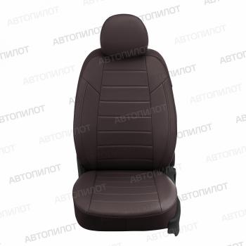 13 849 р.  Чехлы на сиденья Экокожа (раздел. 40/60 экокожа) Автопилот  Nissan X-trail  1 T30 (2000-2007) дорестайлинг, рестайлинг (черный/шоколад)  с доставкой в г. Майкоп. Увеличить фотографию 4