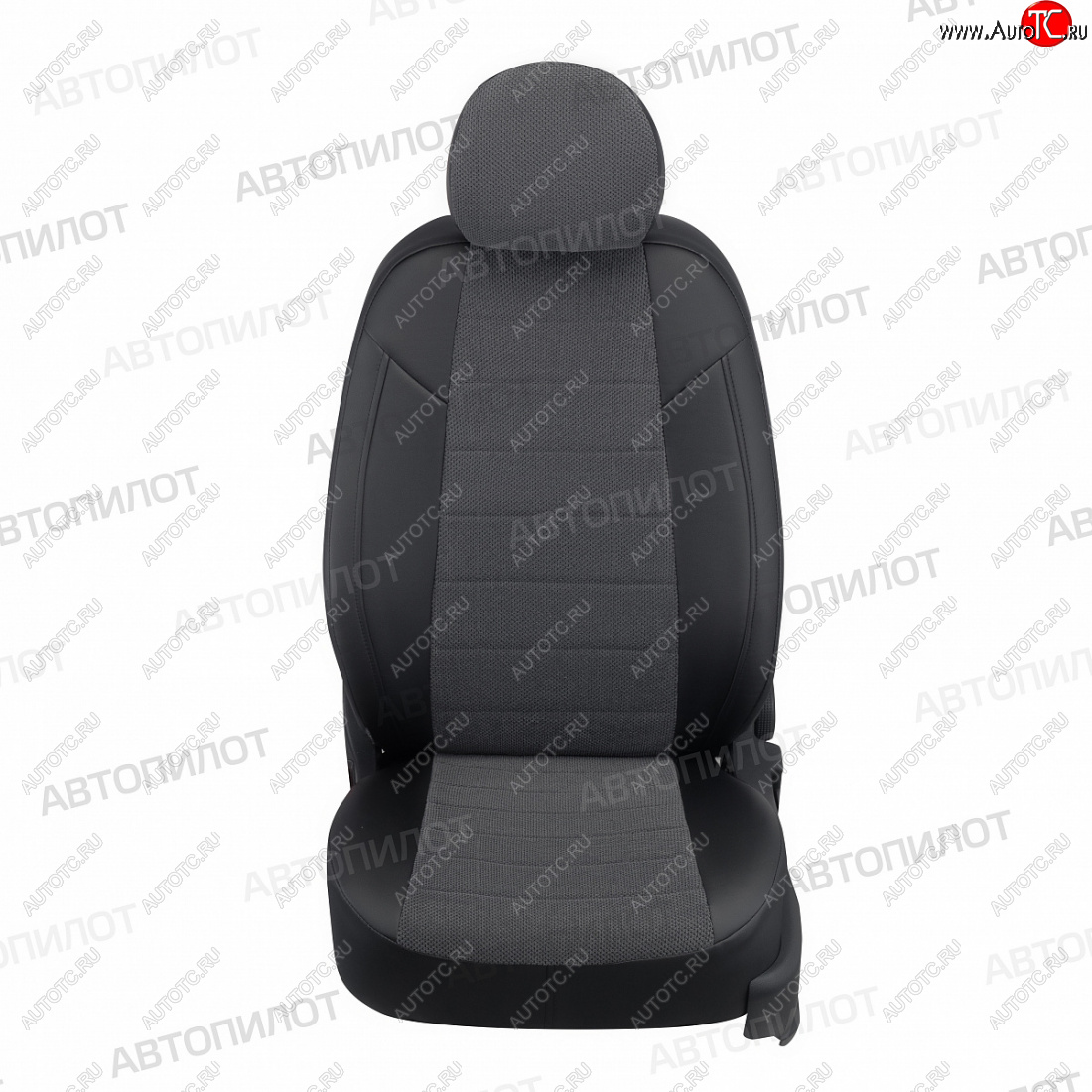 8 399 р. Чехлы на сиденья Велюр (Sport раздел. 40/60 без зад. подлок. экокожа) Автопилот Skoda Rapid NH3 дорестайлинг лифтбэк (2012-2017) (черный/федерер)  с доставкой в г. Майкоп