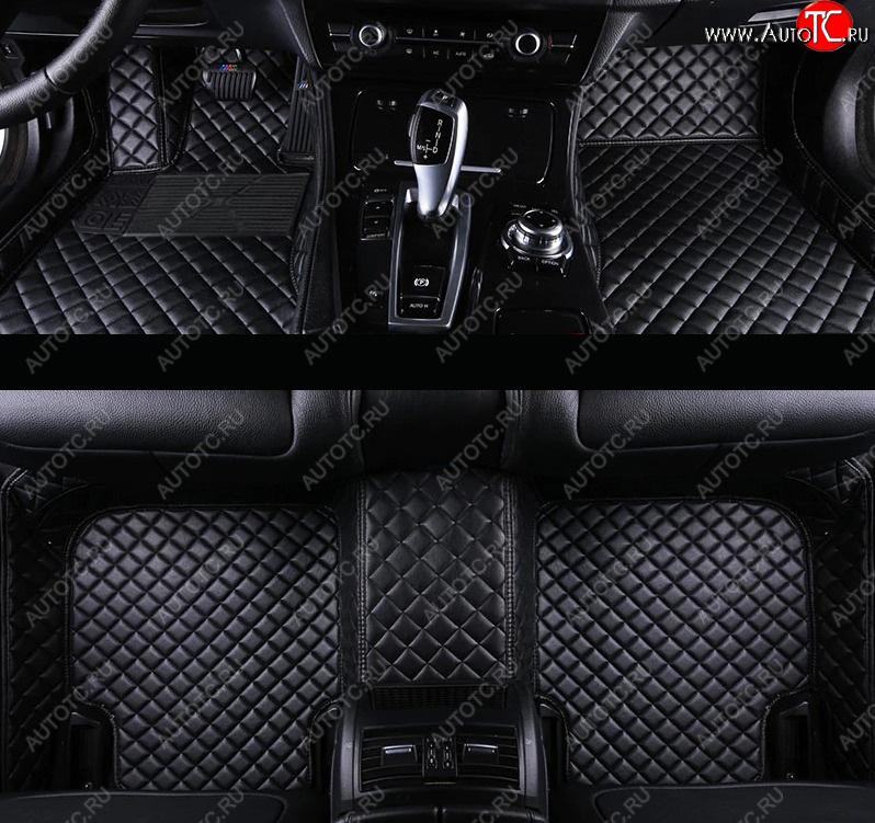 5 399 р. Ковры ( Кожа экокожа) Автопилот Honda CR-V RM1,RM3,RM4 рестайлинг (2014-2018) (черный)  с доставкой в г. Майкоп