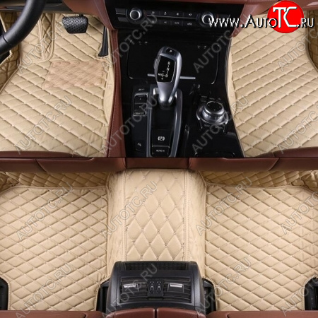 9 449 р. Ковры (5 мест Кожа экокожа) Автопилот Mercedes-Benz GLS-Class X166 (2015-2019) (бежевый)  с доставкой в г. Майкоп