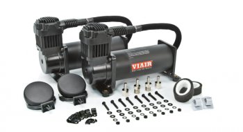 45 999 р. Комплект из 2-х компрессоров VIAIR 444C, черный матовый Viair 44442  с доставкой в г. Майкоп. Увеличить фотографию 1