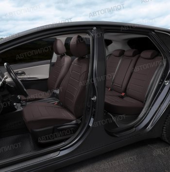 14 449 р. Чехлы сидений Ромб (5 мест экокожа) Автопилот  Chery Tiggo 8 PRO (2021-2025) (шоколад)  с доставкой в г. Майкоп. Увеличить фотографию 5