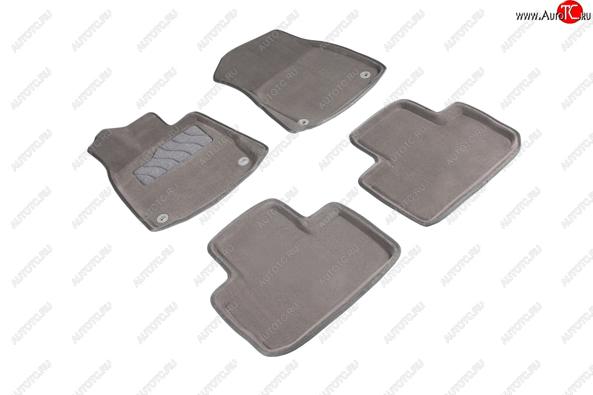 7 399 р. Комплект ковриков салона (ворсовые, 3D) Seintex  Lexus IS250  XE20 (2005-2013) седан дорестайлинг (Серый)  с доставкой в г. Майкоп