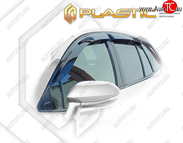 1 999 р. Дефлектора окон (Япония) CA-Plastic  Toyota Corolla  E210 (2018-2022) универсал дорестайлинг (classic полупрозрачный, без хром. молдинга)  с доставкой в г. Майкоп