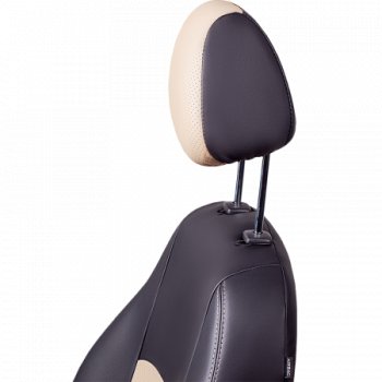 7 999 р. Комплект чехлов для сидений, (РЗСиС 60/40 Илана+Орегон) ТУРИН Lord Autofashion  Chevrolet Niva  2123 (2002-2020) дорестайлинг, рестайлинг (черный, вставка бежевая, строчка бежевая)  с доставкой в г. Майкоп. Увеличить фотографию 3