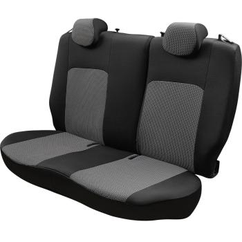 5 399 р. Комплект чехлов для сидений (РЗС 60/40 2П Жаккард) ДУБЛИН Lord Autofashion Geely MK (2006-2015) (черный, вставка Зигзаг)  с доставкой в г. Майкоп. Увеличить фотографию 5