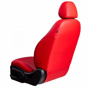 12 749 р. Комплект чехлов для сидений (РЗС 40/60, 3Г Орегон) БАЙРОН Lord Autofashion  KIA Ceed  3 CD (2018-2025) универсал, хэтчбэк (красный, вставка красная, строчка красная)  с доставкой в г. Майкоп. Увеличить фотографию 2
