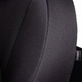 5 549 р. Комплект чехлов для сидений (ЦЗС Жаккард) Дублин Lord Autofashion  Лада Нива 4х4  2121 (1977-2019) 3 дв. дорестайлинг (черный, вставка Ёж белая)  с доставкой в г. Майкоп. Увеличить фотографию 9