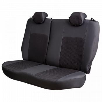 5 249 р. Комплект чехлов для сидений (ЦЗС Жаккард) Дублин Lord Autofashion  Лада Нива 4х4  2121 - нива 4х4  2121 (серый, вставка Стежок серая)  с доставкой в г. Майкоп. Увеличить фотографию 4