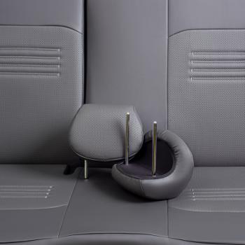 5 799 р. Комплект чехлов для сидений (ЦЗС 3Г Илана+Орегон) ТУРИН СТ Lord Autofashion  Renault Fluence (2010-2016) дорестайлинг, рестайлинг (серый, вставка серая, строчка серая)  с доставкой в г. Майкоп. Увеличить фотографию 8