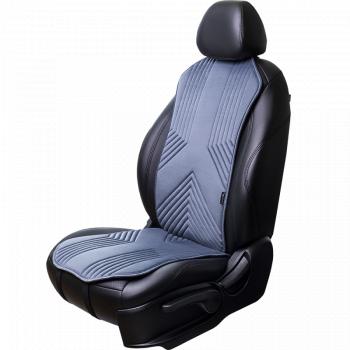 2 599 р. Накидка на сиденье (1 место Афины) ЛЮКС ст ВАН ВЭЙ Lord Autofashion   (серо-голубой, строчка серо-голубая)  с доставкой в г. Майкоп. Увеличить фотографию 8