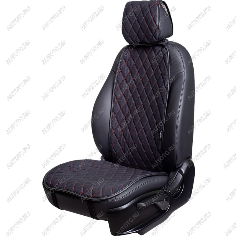 1 299 р. Накидка на сиденье (1 место Атланта) МОНРО ст РОМБ Lord Autofashion    с доставкой в г. Майкоп