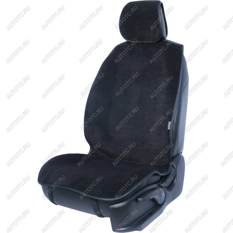 7 849 р. Накидка на сиденье (5 мест Мех) ТЕЙЛОР Мех Lord Autofashion   (черный)  с доставкой в г. Майкоп