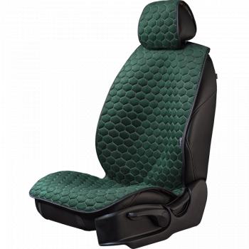 6 749 р. Накидка на сиденье (5 мест Афины) ТЕЙЛОР ст СОТА Lord Autofashion   (зеленый, строчка бежевая)  с доставкой в г. Майкоп. Увеличить фотографию 4