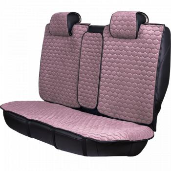 6 749 р. Накидка на сиденье (5 мест Афины) ТЕЙЛОР ст СОТА Lord Autofashion   (розовый, строчка бежевая)  с доставкой в г. Майкоп. Увеличить фотографию 5