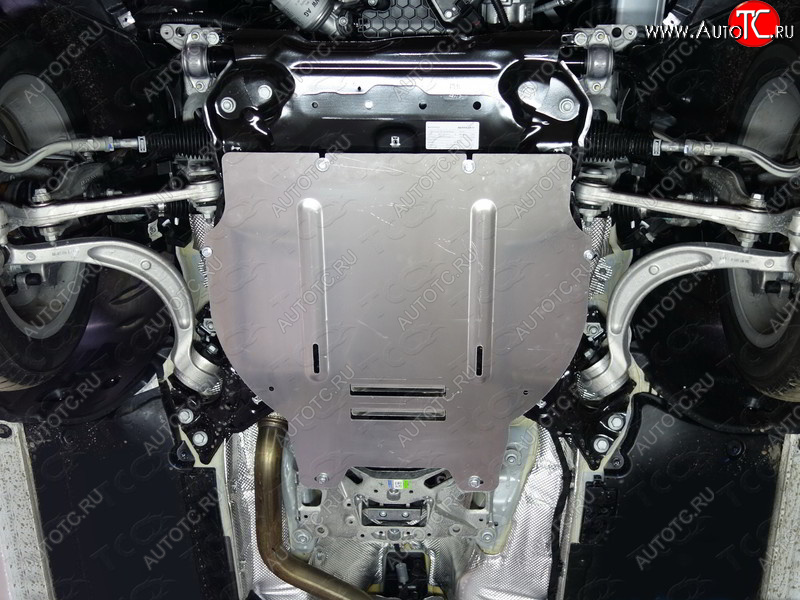 6 899 р. Защита КПП ТСС Тюнинг  Audi A4  B9 (2016-2020) дорестайлинг,седан (алюминий 4 мм)  с доставкой в г. Майкоп
