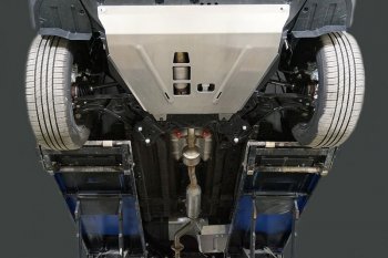 Защиты комплект (картер, кпп, бака) ТСС Тюнинг Changan CS55 (2018-2025) рестайлинг (алюминий 4 мм)