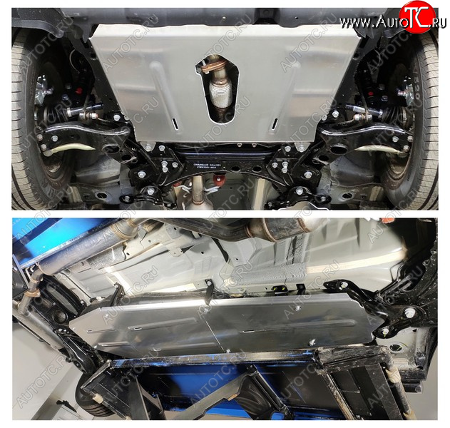 22 999 р. Защиты комплект (картер, кпп, бака и адсорбера) 2WD ТСС Тюнинг  Changan CS75 (2018-2022) 1-ый рестайлинг (алюминий 4 мм)  с доставкой в г. Майкоп