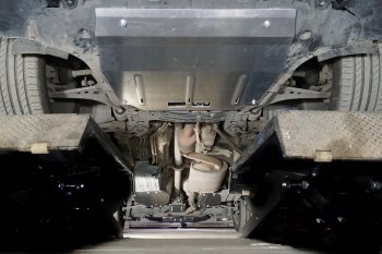 Защиты комплект (картер и кпп, бака, заднего редуктора) 2.0T 4WD ТСС Тюнинг GAC GS8 (2016-2023) (алюминий 4 мм)