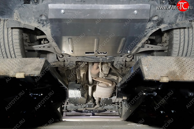 26 399 р. Защиты комплект (картер и кпп, бака, заднего редуктора) 2.0T 4WD ТСС Тюнинг  GAC GS8 (2016-2023) (алюминий 4 мм)  с доставкой в г. Майкоп