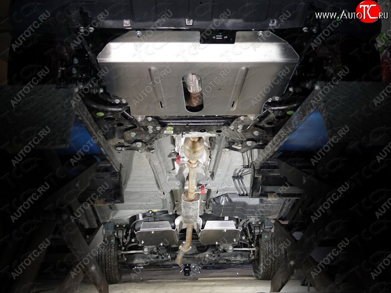 14 849 р. Защиты комплект (картер и кпп, бак) ТСС Тюнинг  Geely Emgrand X7 (2019-2021) 2-ой рестайлинг (алюминий 4 мм)  с доставкой в г. Майкоп