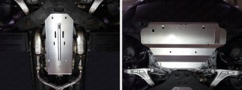 Защиты комплект (картер, кпп, рк) (кроме 5-0) ТСС Тюнинг INFINITI FX35  S51 - QX70  S51 (алюминий 4 мм)