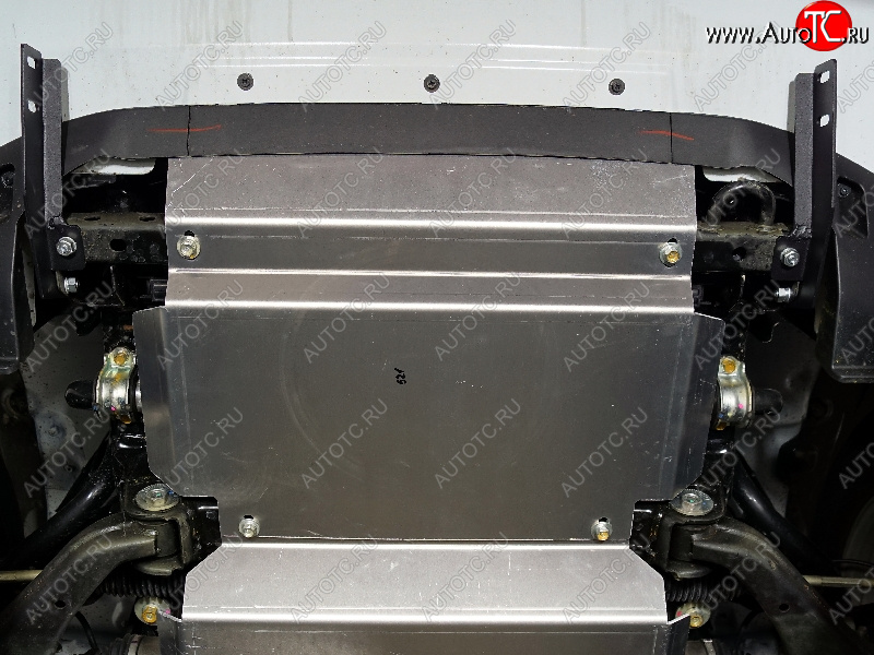 4 599 р. Защита радиаторов ТСС Тюнинг  Isuzu D-Max  RG (2020-2023) DoubleCab (алюминий 4 мм)  с доставкой в г. Майкоп