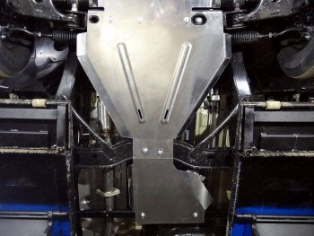 Защита раздаточной коробки ТСС Тюнинг KIA Mohave HM рестайлинг (2017-2020) (алюминий 4 мм)