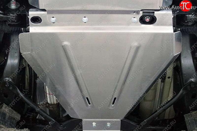 7 899 р. Защита КПП и рулевой рейки ТСС Тюнинг  KIA Mohave  HM2 (2019-2022) (алюминий 4 мм)  с доставкой в г. Майкоп