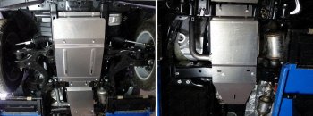 Защиты комплект (картер, кпп, раздатка) ТСС Тюнинг Land Rover Discovery  4 L319 (2009-2016) (алюминий 4 мм)