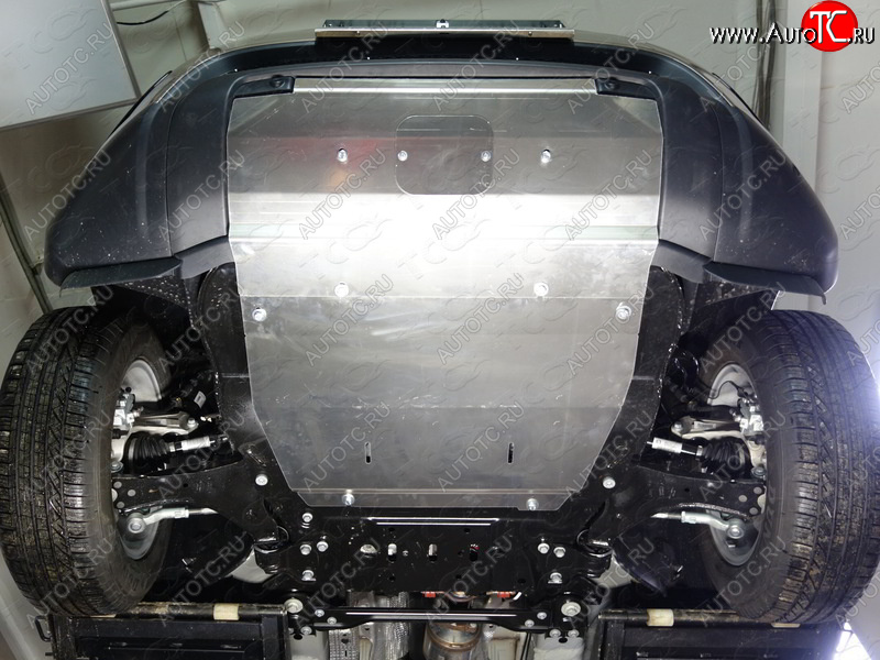 7 449 р. Защита радиатора (не устанавливается без ZKTCC00164) ТСС Тюнинг  Land Rover Range Rover Sport  2 L494 (2017-2025) рестайлинг (алюминий 4 мм)  с доставкой в г. Майкоп