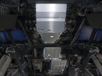 Защиты комплект (картер и радиатор, кпп, рк, бак) v-2-5 л. ТСС Тюнинг Mercedes-Benz X class  W470 (2017-2020) (алюминий 4 мм)