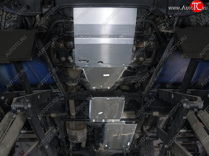 21 649 р. Защиты комплект (картер и радиатор, кпп, рк, бак) v-2-5 л. ТСС Тюнинг  Mercedes-Benz X class  W470 (2017-2020) (алюминий 4 мм)  с доставкой в г. Майкоп