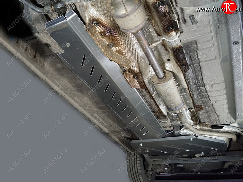 6 899 р. Защита топливной магистрали ТСС Тюнинг  Renault Logan Stepway (2018-2025) (алюминий 4 мм)  с доставкой в г. Майкоп