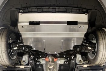 Защита картера и КПП ТСС Тюнинг Skoda Rapid MK2 (2019-2025) (алюминий 4 мм)
