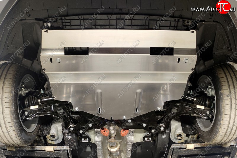 9 499 р. Защита картера и КПП ТСС Тюнинг  Skoda Rapid  MK2 (2019-2025), Volkswagen Polo  Mk6 (2020-2022) (алюминий 4 мм)  с доставкой в г. Майкоп