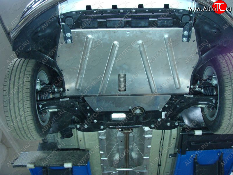 9 899 р. Защита картера и КПП ТСС Тюнинг  Skoda Yeti (2009-2013) (алюминий 4 мм)  с доставкой в г. Майкоп
